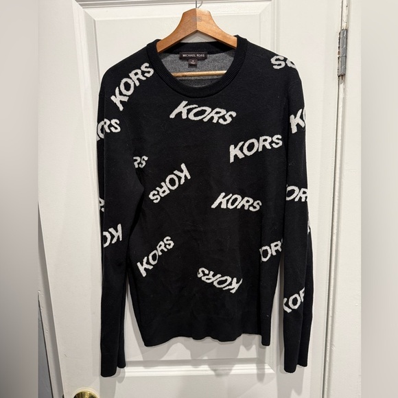 Michael Kors Other - Michael Kors Black Sweater with White Logo
